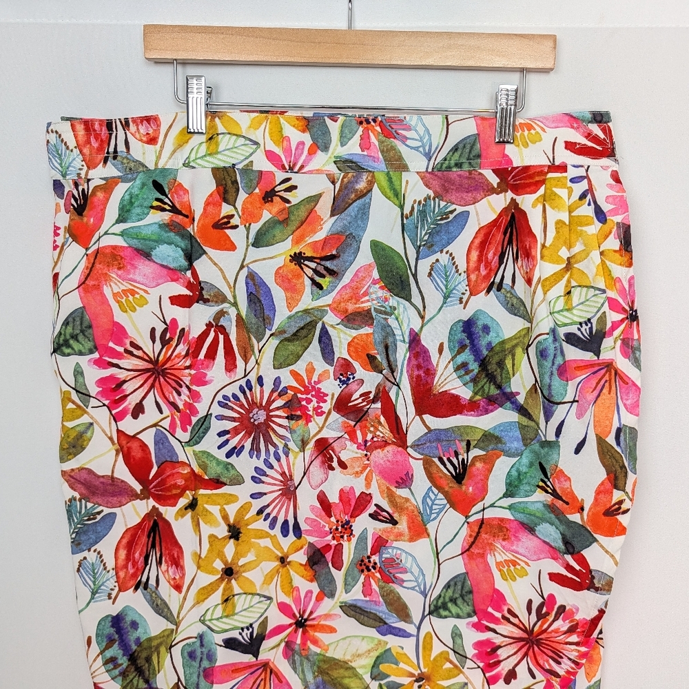 RipSkirt Hawaii Wrap Skirt Length‎ 3 Wildflower Watercolor Beach Cover Up - Picture 7 of 16